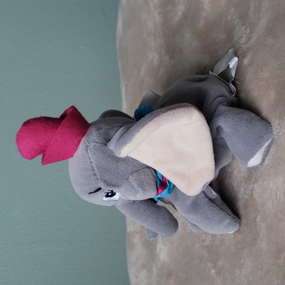 Dumbo Mini Bean Bag 8" ~Disney Cartoon Movie Character, NWT - Picture 7 of 11